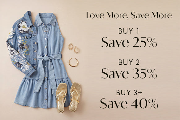Love more, save more. Code: MORESTYLE