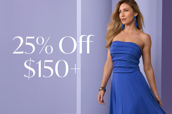 25% off $150+. Code: NEWSUMMER