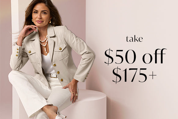 Take $50 off $175+. Code: NEW50