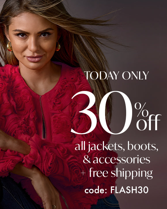 30% Off Jackets, Boots, & Accessories. Code: FLASH30
