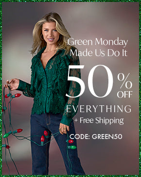 50% off everything plus free shipping. code: green50