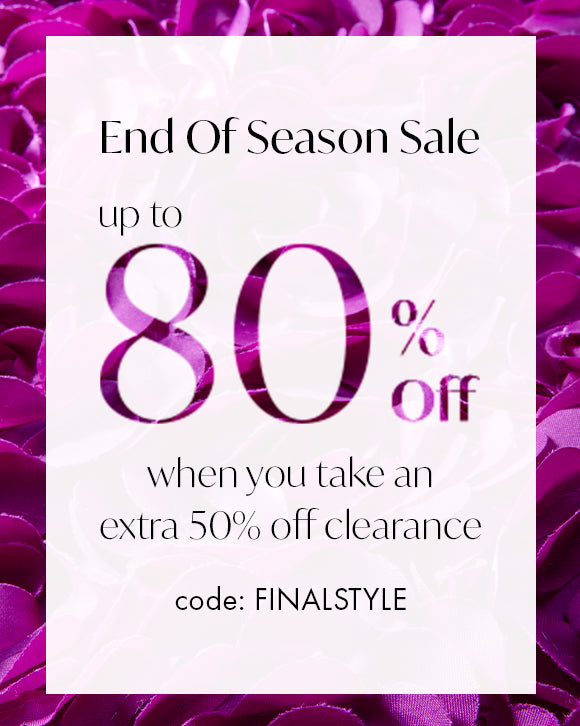 Savings up to 80%. Code: FINALSTYLE