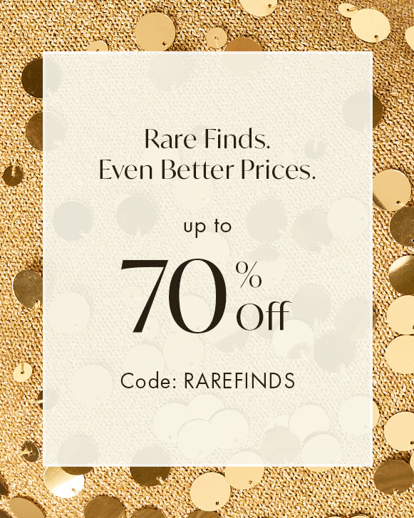 30% off sale and 40% off clearance. Code: RAREFINDS