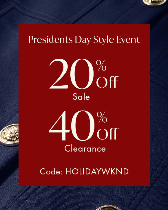 20% off sale, 40% clearance 