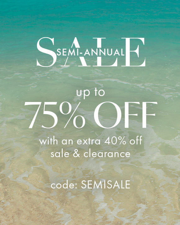 Up to 75% off with an extra 40% off sale and clearance. Code: SEMISALE