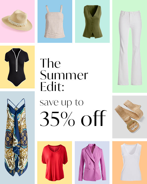 The Summer Edit. Save up to 35% off.