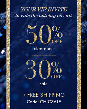 50% OFF Clearance, 30% OFF Sale + Free Shipping. Code: CHICSALE
