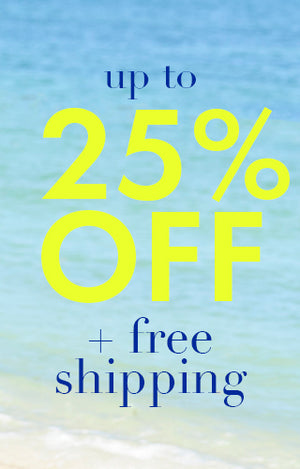 Ocean background with up to 25% off + free shipping.