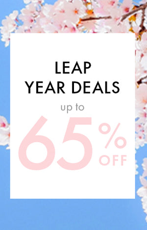 Blue sky with cherry blossoms. Leap year deals up to 65% off.