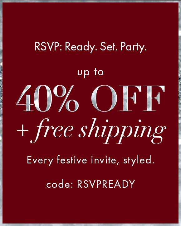 Up to 40% off + free shipping