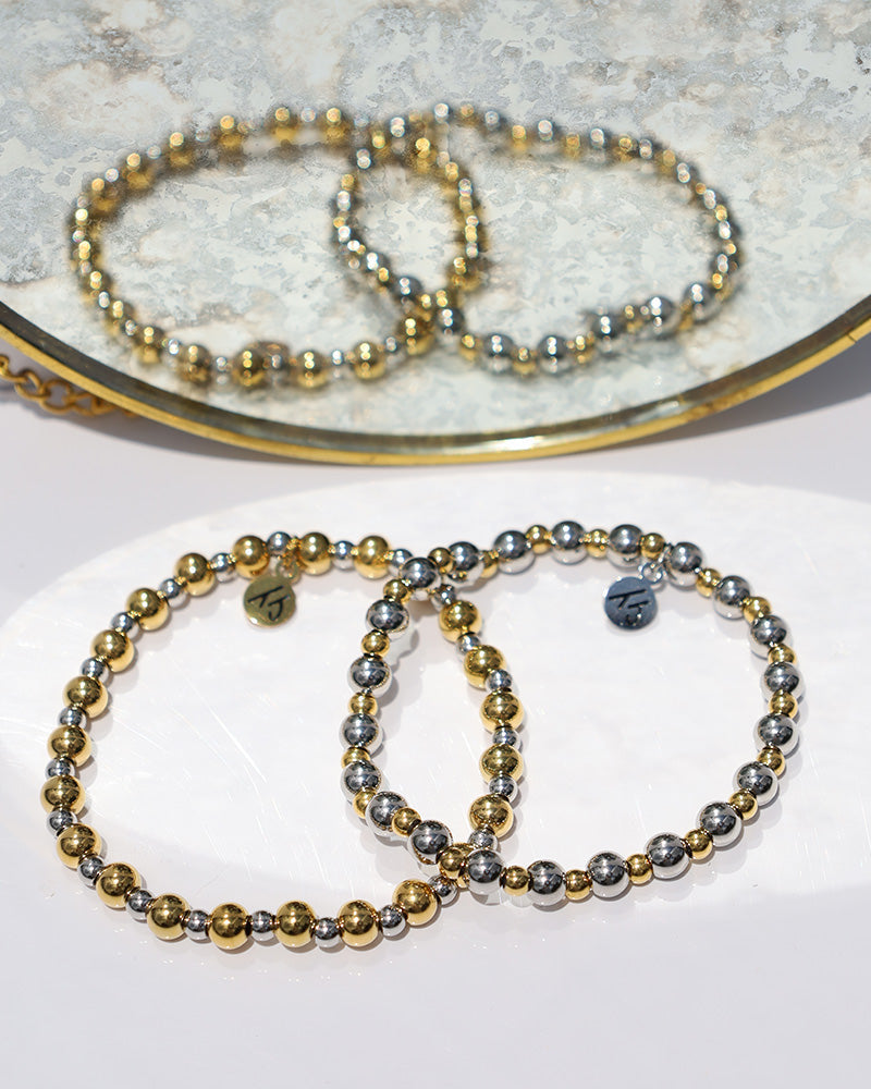 Serenity Collection- Gold Gemstone Bracelet