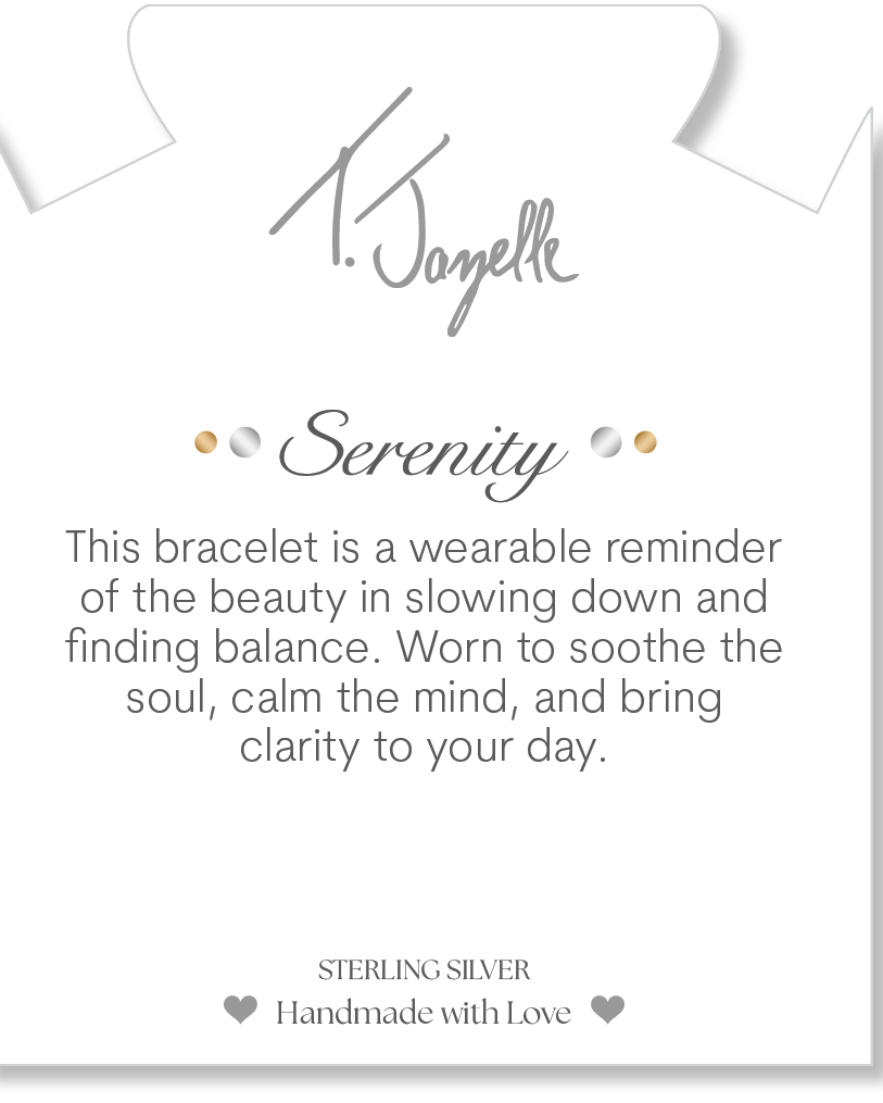 Serenity Collection- Gold Gemstone Bracelet